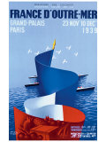France d'Outre-Mer Giclee Print by Paul Colin