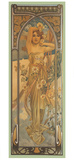 Eclat du Jour Reproduction procédé giclée par Alphonse Mucha