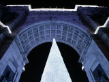 Grand Army Plaza Christmas Lights, New York Photographic Print by Kathy Willens