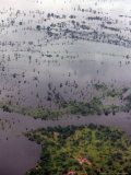 Flooded Landscape in Mutarare, Caia, Mozambique, c.2007 Photographie par Themba Hadebe