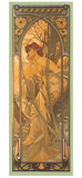 Reverie du Soir reproduction procédé giclée par Alphonse Mucha