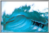 Hawaiian Blue Glass Prints by Woody Woodworth