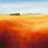 Yellow Fields II Láminas por Hans Paus Yellow Fields II Láminas por Hans Paus