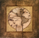 Global Map II Láminas por Krissi