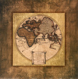 Global Map I Prints by Krissi 