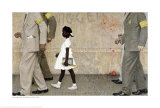 The Problem We All Live with Giclée-tryk af Norman Rockwell The Problem We All Live with Giclée-tryk af Norman Rockwell