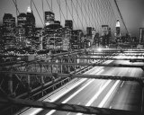 Manhattan at Night Posters by Trefor Ball