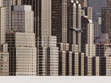 New York Helicopter Art by Hank Gans