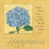 Happiness, Hydrangea Reprodukcje autor Stephanie Marrott