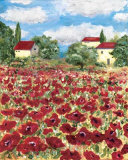 Poppy Field I Plakat av Antonette Bowman