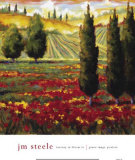 Tuscany in Bloom III Art by J.m. Steele