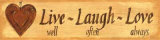 Live, Laugh Love Affiches par Grace Pullen