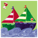 Two Ships Posters by Liv & Flo 