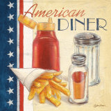 Dîner américain Affiche par Bjorn Baar