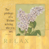 Stephanie Marrott - Relax, Lilac - Poster