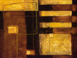 Geometric Connection with Yellow Arte por Ewald Kuch