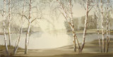 Shimmering Leafs Affiches par Leon Wells