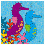 Sally Seahorse Láminas por Liv & Flo