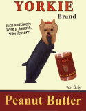 Yorkie Peanut Butter Prints by Ken Bailey
