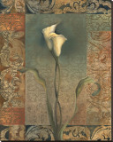 Lily Tapestry Stretched Canvas Print by Louise Montillio
