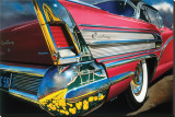 Buick Century '58 in Holland Stretched Canvas Print by Graham Reynold