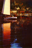 New England Sunset Sail Kunstdrucke von Brent Lynch