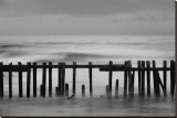 Old Pier II Stretched Canvas Print by Shane Settle Old Pier II Stretched Canvas Print by Shane Settle
