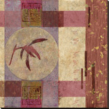 Oriental Abstract Stretched Canvas Print by Gene Ouimette Oriental Abstract Stretched Canvas Print by Gene Ouimette