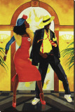 Robe rouge Reproduction transférée sur toile par Graham Reynold