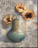 Mediterranean Poppies I Stretched Canvas Print by Louise Montillio Mediterranean Poppies I Stretched Canvas Print by Louise Montillio