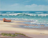 Sandpiper March II Poster autor Sung Kim