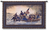 Washington cruzando el Delaware, ca. 1851 TAPIZ DE PARED por Emanuel Gottlieb Leutze