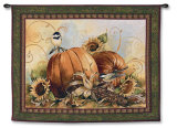 Joyful Harvest Wall Tapestry by Sandy Clough