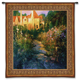 Garden Walk at Sunset Wall Tapestry by Philip Craig