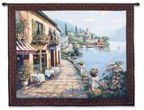 Vista panorâmica com restaurante TAPETE DE PAREDE por Sung Kim