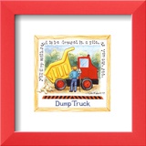 Dump Truck Prints by Lila Rose Kennedy
