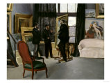 Bazille's Studio, c.1870 reproduction procédé giclée par Frederic Bazille