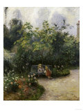 Les Mathurins' Garden, c.1877 Giclee Print by Camille Pissarro