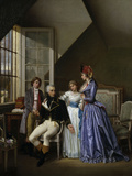 Josephine Visiting Her Husband Alexandre de Bauharnais Impressão giclée por Jean Louis Victor Viger du Vigneau Josephine Visiting Her Husband Alexandre de Bauharnais Impressão giclée por Jean Louis Victor Viger du Vigneau