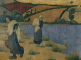 Washerwomen on the Laita, c.1892 Giclee Print by Paul Serusier