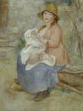 Mother's Joy, c.1885 Giclee Print by Pierre-Auguste Renoir