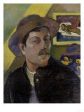 Self-Portrait, c.1893 reproduction procédé giclée par Paul Gauguin
