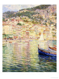 Villefranche reproduction procédé giclée par Omer Coppens