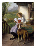 The Love Letter Giclee Print by Theodore Gerard