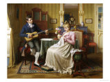 Musical Attentions Giclee-trykk av Emil Brack