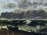 Stormy Sea or The Wave, c.1870 Lámina giclée por Gustave Courbet Stormy Sea or The Wave, c.1870 Lámina giclée por Gustave Courbet