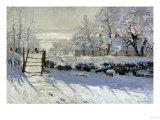 The Magpie, c.1869 Reproduction procédé giclée par Claude Monet