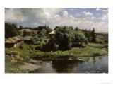 Farmstead in Russia Giclee Print by Alexander Kisseleff
