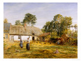 In the Farmyard Giclee Print by Marie Francois Girard In the Farmyard Giclee Print by Marie Francois Girard