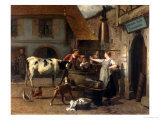 The Market Square Giclee Print by Theodore Gerard